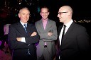 Jože Mermal, predsednik uprave BTC, Miha Mermal in Miha Ažman, generalni direktor BMW Group Slovenija