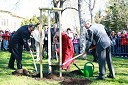 Prof. dr. Ivan Rozman, rektor Univerze v Mariboru, Njegova svetost, XIV. Dalajlama in Franc Kangler, župan Mestne občine Maribor