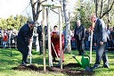 Prof. dr. Ivan Rozman, rektor Univerze v Mariboru, Njegova svetost, XIV. Dalajlama in Franc Kangler, župan Mestne občine Maribor