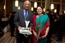 	Villur Sundararajan Seshadri, veleposlanik Indije v Slovenij in soproga Vidiya
