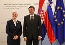 Jadranka Kosor, predsednica vlade Republike Hrvaške in Borut Pahor, predsednik vlade Republike Slovenije