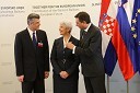 Hasim Thaci, predsednik vlade Republike Kosovo, Jadranka Kosor, predsednica vlade Republike Hrvaške in Borut Pahor, predsednik vlade Republike Slovenije