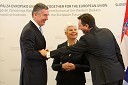 Milo Đukanović, predsednik vlade Republike Črna gora, Jadranka Kosor, predsednica vlade Republike Hrvaške in Borut Pahor, predsednik vlade Republike Slovenije