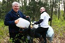 Prim. prof. dr. Erih Tetičkovič, predsednik Društva za varstvo in proti mučenju živali Maribor in Franc Kangler, župan Mestne občine Maribor