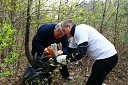 Prim. prof. dr. Erih Tetičkovič, predsednik Društva za varstvo in proti mučenju živali Maribor in Franc Kangler, župan Mestne občine Maribor