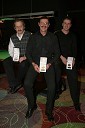 Najboljši seniorji -  Dušan Arsenjuk (2. mesto), Drago Rakuša (1. mesto), Zoran Ribič (3. mesto)