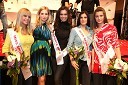 Anja Mihelič, prva spremljevalka Miss športa 2010, Ajda Sitar, Miss športa 2009,  Lea Perovšek, Miss športa 2010, Iva Blatnik, druga spremljevalka Miss športa 2010 ter Zala Windschnurer, Miss fotogeničnosti
