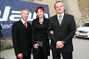 Dr. Robert Ferko, predsednik uprave podjetja Elan d.o.o., Aleksander Svetelšek, predsednik uprave družbe Petrol d.d. in soproga Saša