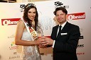 Sandra Marinovič, druga spremljevalka Miss Universe Slovenije 2010 in Leo Ivanjko, lastnik družbe Vinag