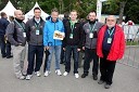 Drago Jug, koordinator, Robi Fišer, projektni vodja na Pomurskem sejmu d.d., Anton Kampuš, župan občine Gornja Radgona ter poslanec, Boštjan Gerlec, predsednik organizacijskega odbora maratona Treh src, Marko Pintarič, sekretar Maratona treh src in Mihael Petek, župan občine Radenci