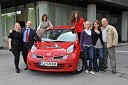 ..., Jože Ričnik, direktor znamke Nissan pri Renault Nissan Slovenija d.o.o., Lidija Ruden Kostrevc, vodja komunikacij znamke Nissan pri Renault Nissan Slovenija d.o.o., Lea Perovšek, Miss športa 2010, Lea Peterka, ... in ...