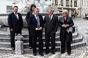 Štefan Pavlinjek, direktor podjetja Roto in predsednik upravnega odbora Obrtne zbornice Slovenije, ..., Marjan Šiftar, Vlado Mandič, predsednik Območno obrtne podjetniške zbornice Murska Sobota in Irma Benko