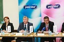 Aleksandra Muster, služba za marketing podjetja Paloma, Aleksander Forštner, direktor prodajnega področja podjetja Paloma in Bojan Rajtmajer, predsednik uprave podjetja Paloma