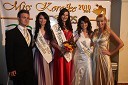 Matjaž Homan, povezovalec prireditve, Sandra Adam, prva spremljevalka Miss Koroške 2010, Sandra Skutnik, Miss Koroške 2010, Tanja Volič, druga spremljevalka Miss Koroške 2010 in Tjaša Sidar, Miss Hawaiian Tropic 2010 in povezovalka prireditve