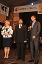 Renata Brunskole, županja občine Metlika, Jože Prus, dobitnik priznanja šampion Vinske vigredi 2010 in Borut Pahor, predsednik vlade Republike Slovenije