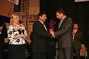 Renata Brunskole, županja občine Metlika, Jože Prus, dobitnik priznanja šampion Vinske vigredi 2010 in Borut Pahor, predsednik vlade Republike Slovenije