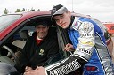 Per Jonsson, nekdanji svetovni prvak v speedwayu in Matej Žagar (Slovenija)