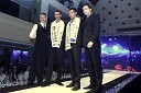 Erik Ferfolja, maneken, pevec ter novinar, Bojan Ilijanić, Mister Slovenije za Mister Universe 2010 in Marko Janko, Mister Slovenije za Mister International 2010 ter Peter Klinc, Mister Slovenije 2009