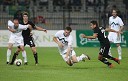 Tony Lochhead in Jeremy Christie, člana nogometne rezprezentance Nove Zelandije ter Mišo Brečko in Nejc Pečnik, člana slovenske nogometne reprezentance