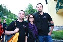 Alexandru Seremet, predstavnik za odnose z javnostmi BMW Group Romunija, Gordana Kisilak, predstavnica za odnose z javnostmi BMW Slovenija in Vlad Mitrache (Top Gear Romunija)
