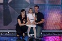 Lina Kuduzović, zmagovalka oddaje Slovenija ima talent in njeni starši