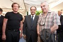 Vladimir Rukavina Gogo, direktor Narodnega doma Maribor, Ahmed Farouk, egipčanski ambasador v Sloveniji in Zoran Predin, glasbenik