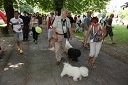 Prim. prof. dr. Erih Tetičkovič, predsednik Društva za varstvo in proti mučenju živali Maribor ter njegov pes Bombi