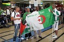 Tambo International Airport, Johannesburg in navijači Alžirije