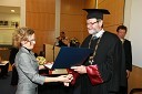 Dr. Mojca Božič, Fakulteta za strojništvo Univerze v Mariboru in prof. dr. Ivan Rozman, rektor Univerze v Mariboru