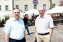 Dr. Jože Glogovšek, mestni svetnik MOM in Jože Jagodnik, nekdanji predsednik NK Maribor