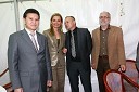 Kirsan Ilyumzhinov, predsednik FIDE - svetovne šahovske zveze in ruske republike Kalmikije, Katarina Kresal, notranja ministrica, Franc Kangler, župan Mestne občine Maribor in Boris Kutin, predsednik ECU - evropske šahovske zveze