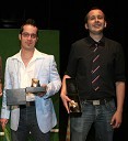 Tolga Büyükdoganay, dobitnik glavne nagrade Magdalena 2006 in Vedran Gulin, dobitnik priznanja za najboljše delo v skupini Interaktivno