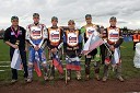 Slovenska ekipa: Franci Kalin, trener, Matej Žagar, Jernej Kolenko, Izak Šantej, Maks Gregorič in Denis Štojs