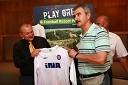 Franc Kangler, župan Mestne občine Maribor in Ivica Kalinić, predsednik nogometnega kluba Hajduk Split