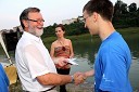 Prof. dr. Ivan Rozman, rektor Univerze v Mariboru in član Raft ekipe Pravne fakultete UM - doseženo 1. mesto