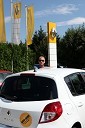 Uroš Smolej in njegov novi Renault Clio