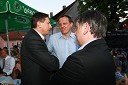 Borut Pahor, predsednik vlade Republike Slovenije, ... in Matjaž Han, poslanec
