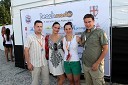 Mitja Kemetec, direktor Promina, Janja Gašljevič, 2. spremljevalka Miss Slovenije 2009, Janja Napast, predstavnica za stike z javnostjo Beach master in Jure Jeraj, vodja BeachMastra in Slovenian BeachToura
