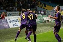 Dejan Mezga, Dalibor Volaš in Aleš Mertelj, nogometaši NK Maribor