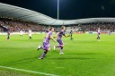 Veselje nogometašev NK Maribor ob zmagi