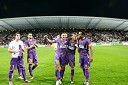 Veselje nogometašev NK Maribor ob zmagi