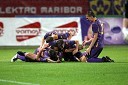 Veselje nogometašev NK Maribor