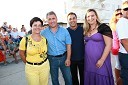 Janez Ribič, župan občine Duplek, soproga Marija, Tim Ribič, tenorist in dekle Nina Kobal