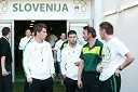 Valter Birsa, Bojan Jokič, člani slovenske nogometne reprezentance, ... in Matej Mavrič Rožič, član slovenske nogometne reprezentance