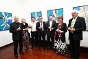 Franc Gerič, direktor Galerije-Muzeja Lendave, Mirjana Balažek, soproga župana Lendave, Jozsef Kocon, predsednik Sveta Pomurske madžarske samoupravne narodne skupnosti, mag. Stane Baluh, direktor Vladnega urada za narodnosti, mag. Anton Balažek, župan Lendave, Majda Širca, ministrica za kulturo in László Göncz, poslanec madžarske narodne skupnosti