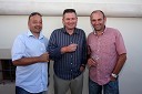 Boštjan Protner, vinar, Matjaž Kek, selektor slovenske nogometne reprezentance in Mirč Valdhuber, vinarstvo Valdhuber