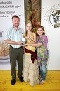 Andreja Erzetič, Vinska kraljica Slovenije 2010 in oče Miro ter mama Jolanka