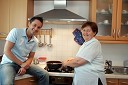 Zoran Ristič, kuharski mojster in njegova mama Dragica
