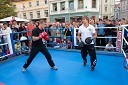 Denis Simčič, slovenski boksar in Dirk Dzemski, trener Dejana Zavca