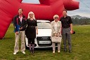 Ivo Stomilovič, sodnik, Ljudmila Bogataj,organizatorka turnirjev Audi, Meri Trampuž, častna članica golf kluba Lipica in Franci Bolta, direktor avtomobilske znamke Audi pri Porsche Slovenija